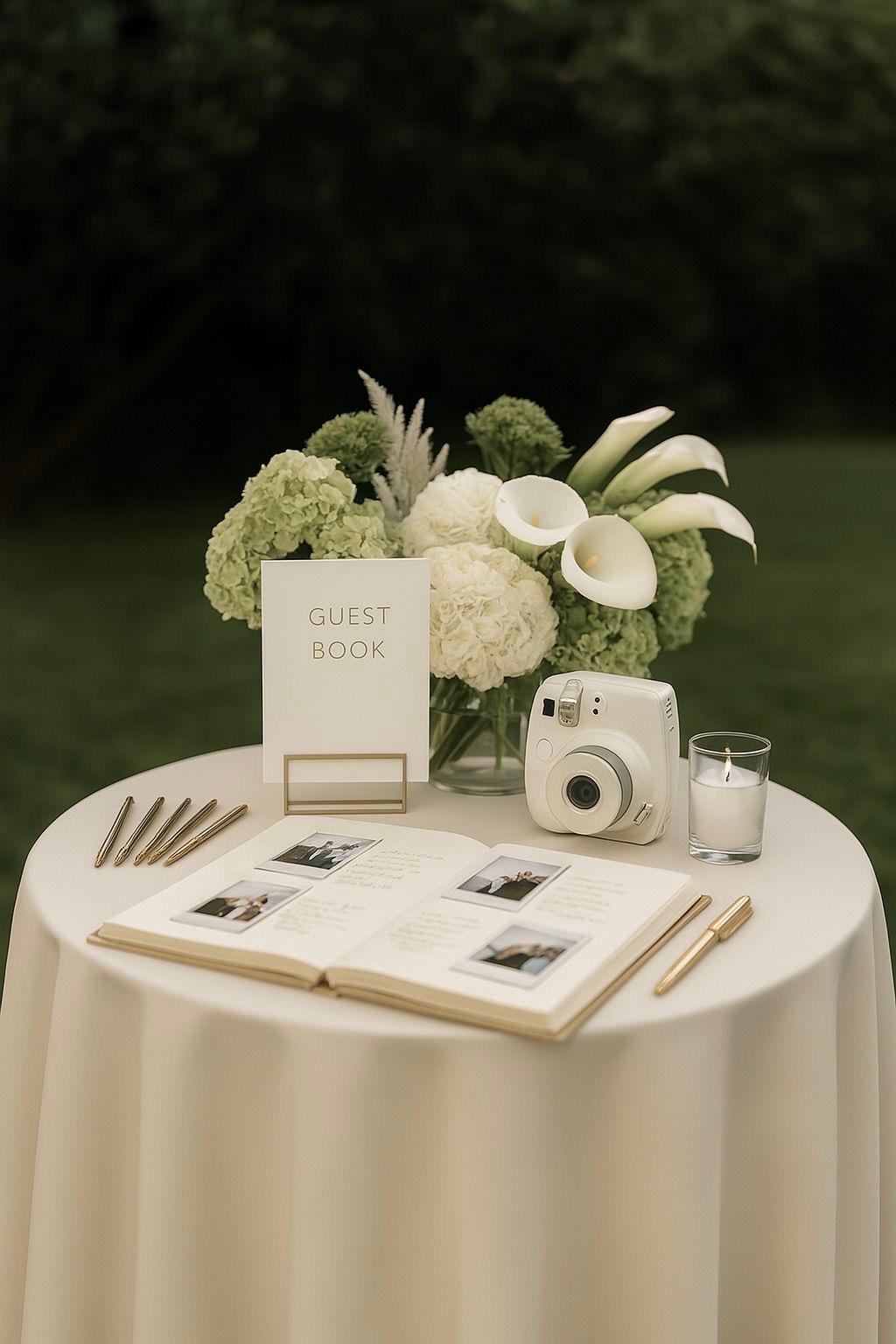 Imagen IA mesa de ceremonia